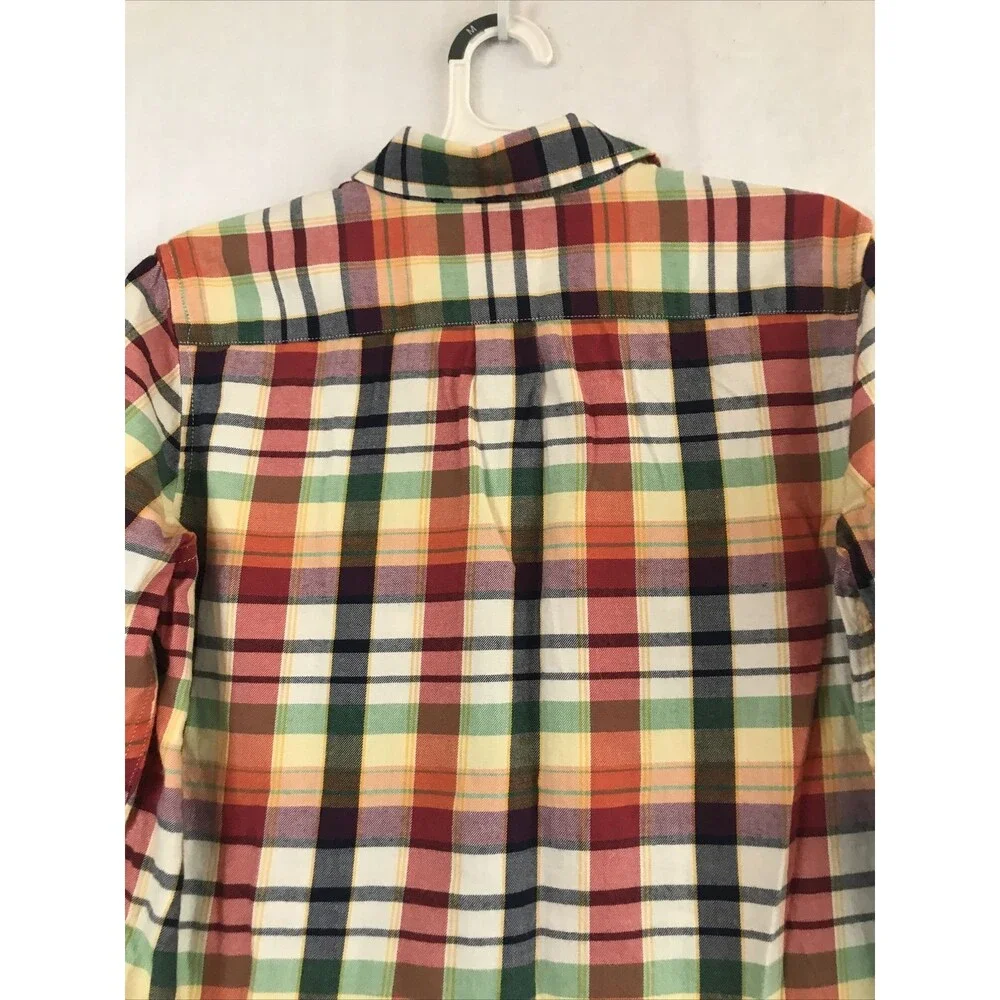 Gap Kids Boy Button Up Shirt XL (12) plaid